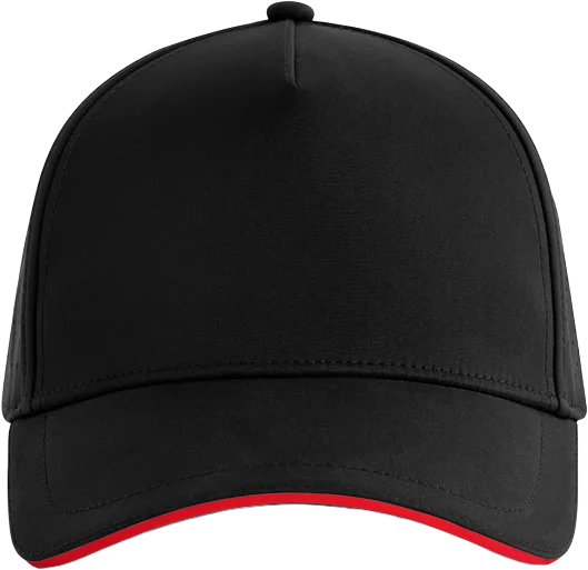 B155R Accelerate Cap   Black   Red (Front On Shot) TestDerivative
