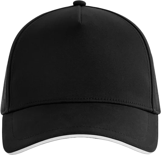 B155R Accelerate Cap   Black   White (Front On Shot) TestDerivative