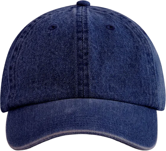 B105 Denim Cap   Indigo (Front On Shot) TestDerivative