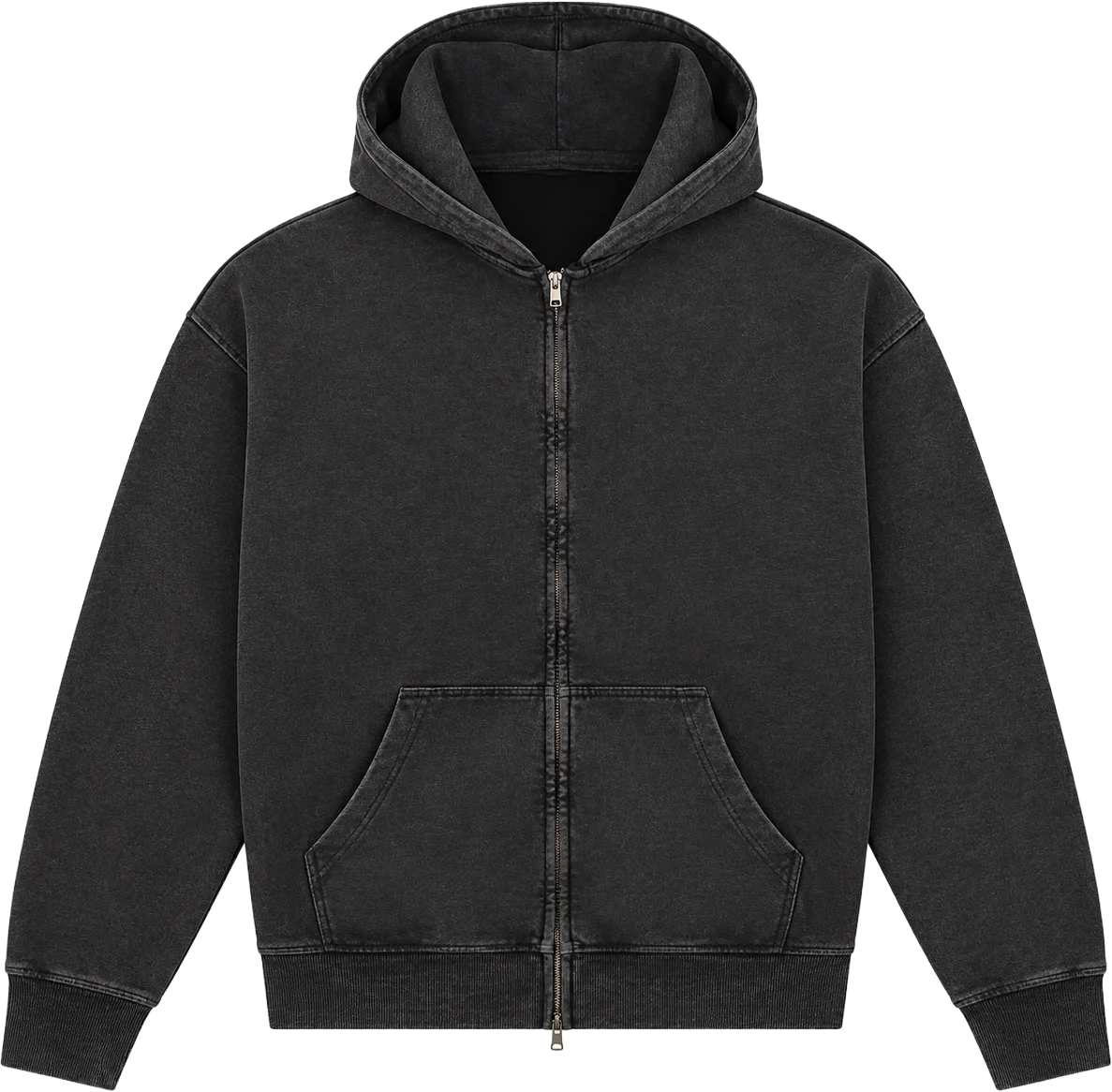 front zip